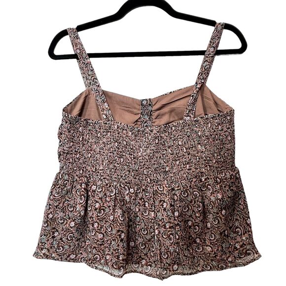 Walter Baker Carol Top Verona Sleeveless Brown/Pink W53240 Women's Small NWT - Picture 2 of 9